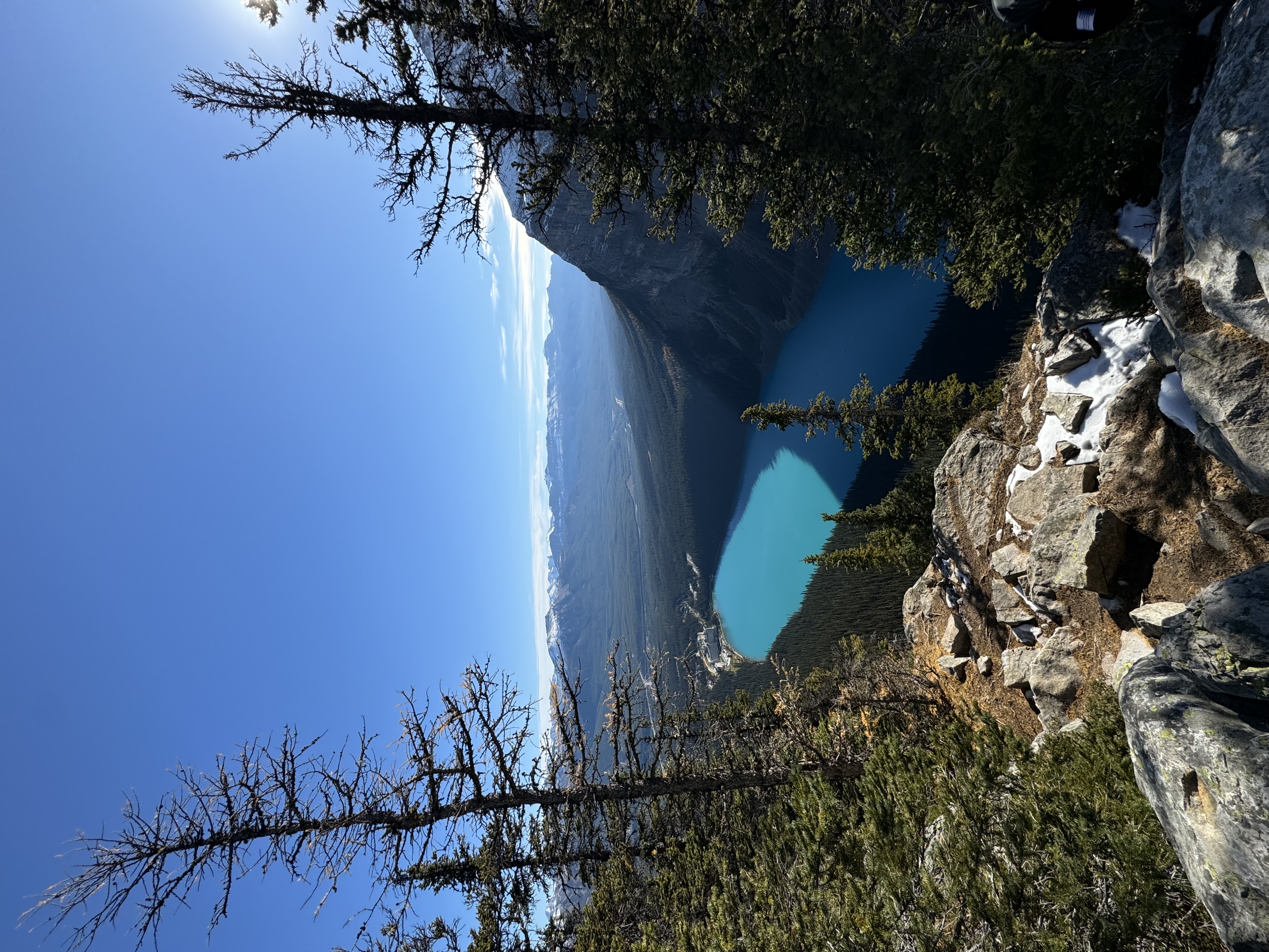 View hiking in Banff National Park