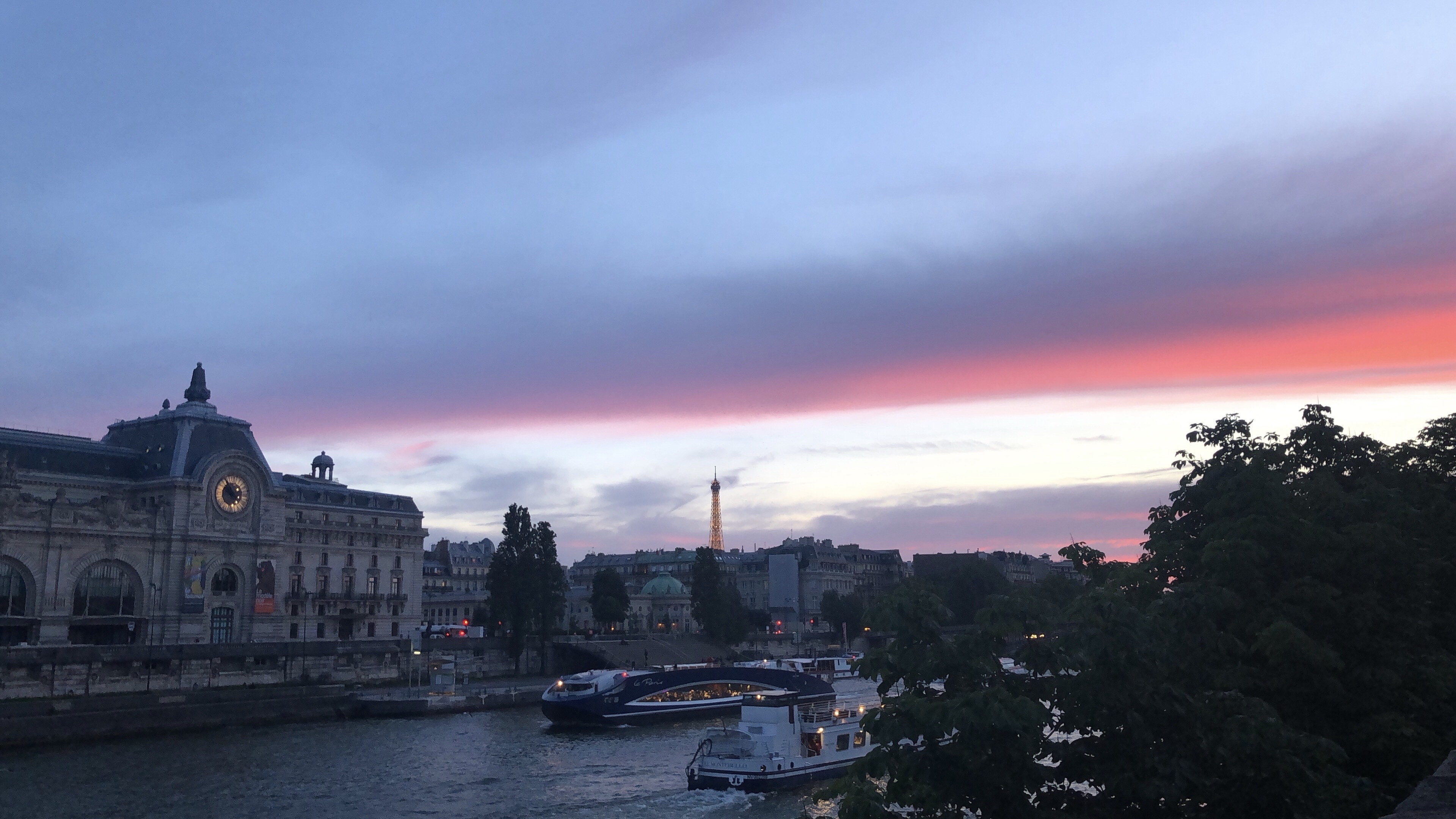 Sunset in Paris